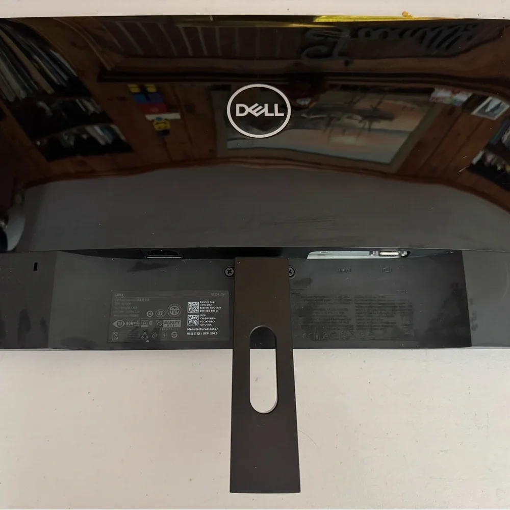 Dell 24” Black LED Monitor - Broken/Selling for parts